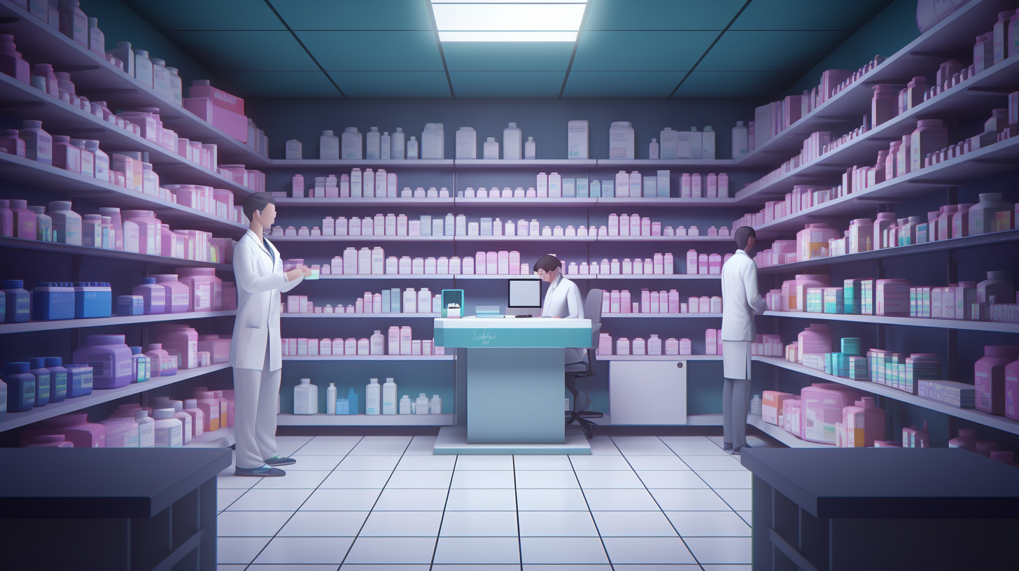 صورة صيدلية واقعية